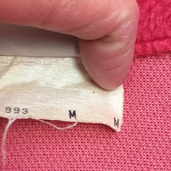 Vintage Bath Robe House Coat Full Length sz M - Coral - Picture 9 of 15